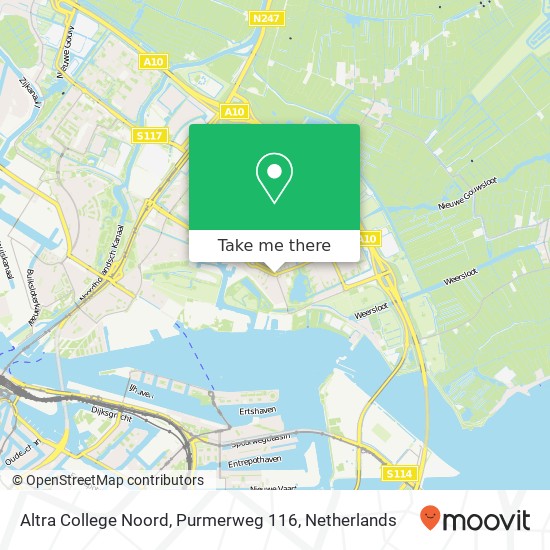 Altra College Noord, Purmerweg 116 Karte