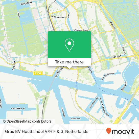 Gras BV Houthandel V/H F & G map