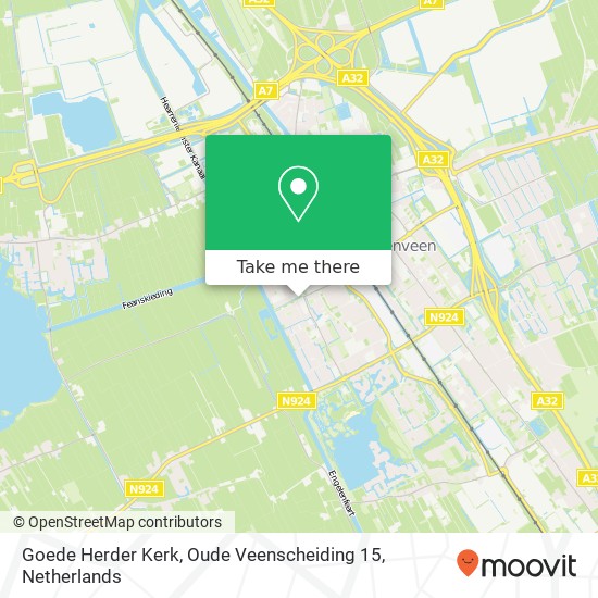 Goede Herder Kerk, Oude Veenscheiding 15 map