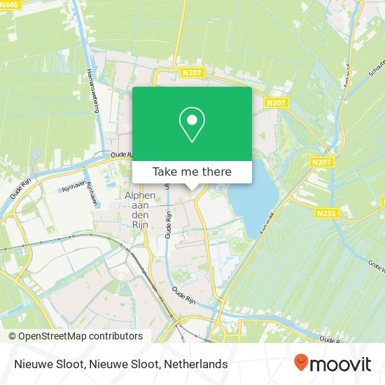 Nieuwe Sloot, Nieuwe Sloot map