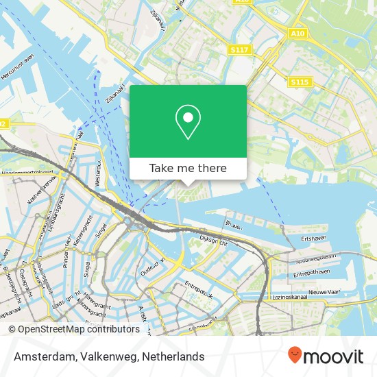 Amsterdam, Valkenweg map
