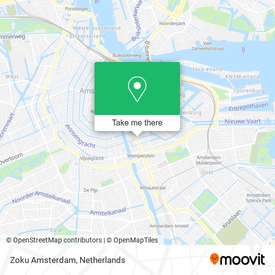 Zoku Amsterdam Karte