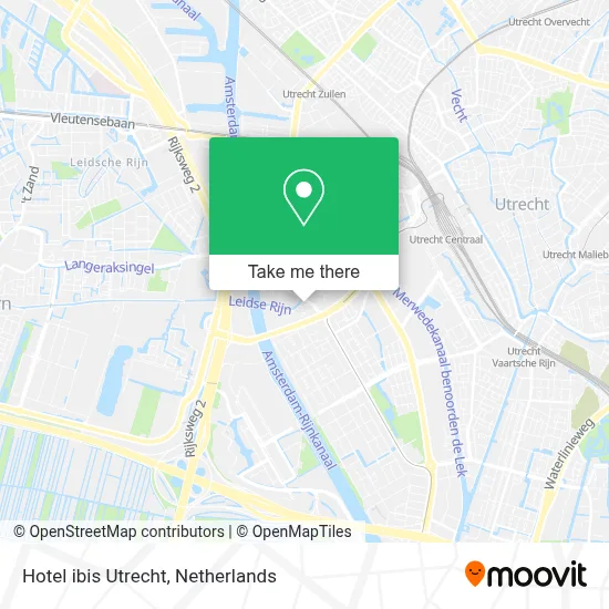Hotel ibis Utrecht map