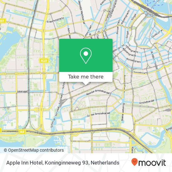 Apple Inn Hotel, Koninginneweg 93 map