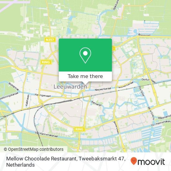 Mellow Chocolade Restaurant, Tweebaksmarkt 47 Karte