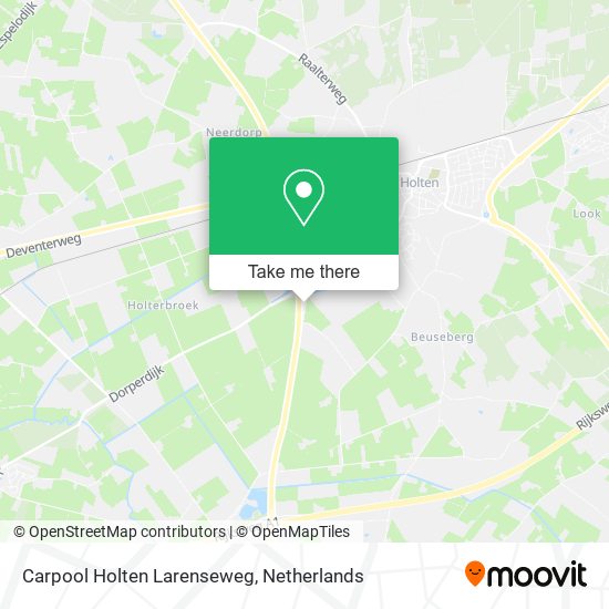 Carpool Holten Larenseweg Karte