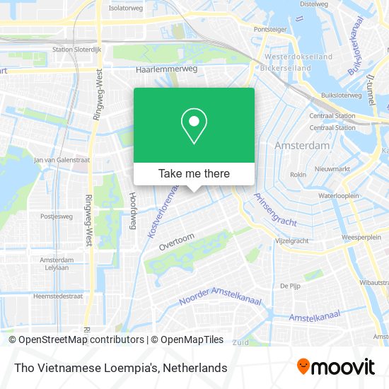 Tho Vietnamese Loempia's map