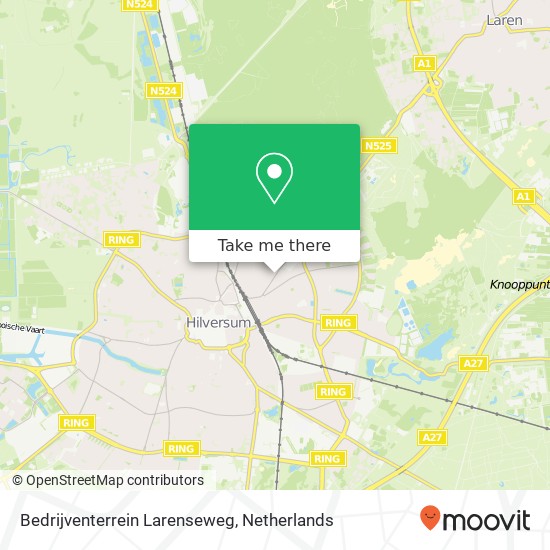 Bedrijventerrein Larenseweg map