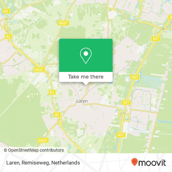 Laren, Remiseweg map