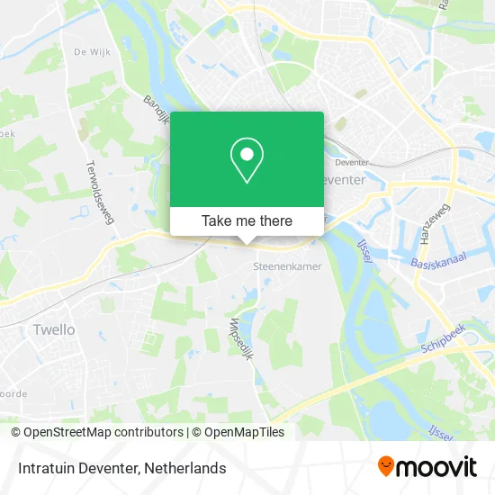 Intratuin Deventer map