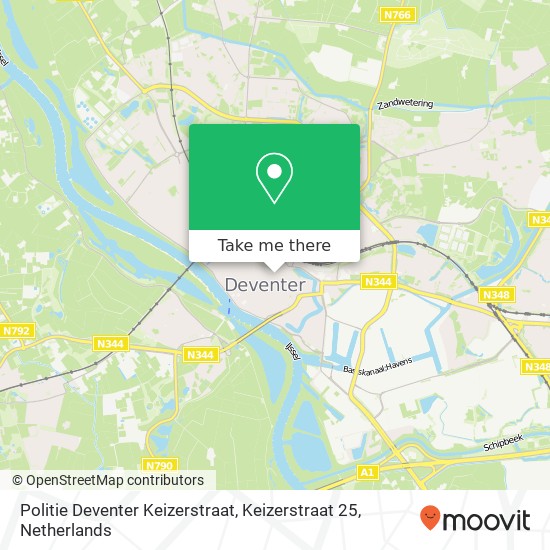 Politie Deventer Keizerstraat, Keizerstraat 25 map