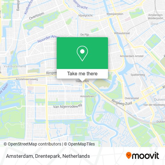 Amsterdam, Drentepark map