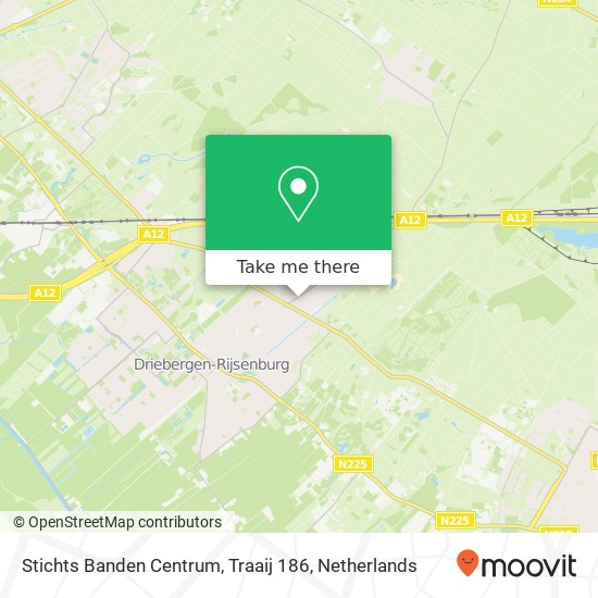 Stichts Banden Centrum, Traaij 186 map