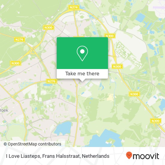 I Love Liasteps, Frans Halsstraat map