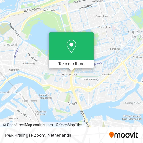 P&R Kralingse Zoom map