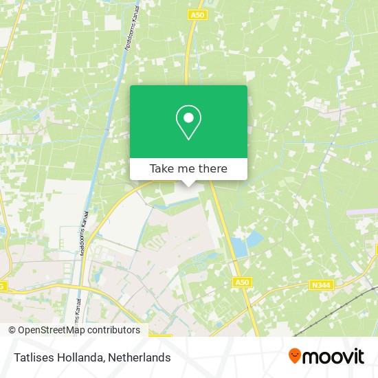 Tatlises Hollanda map
