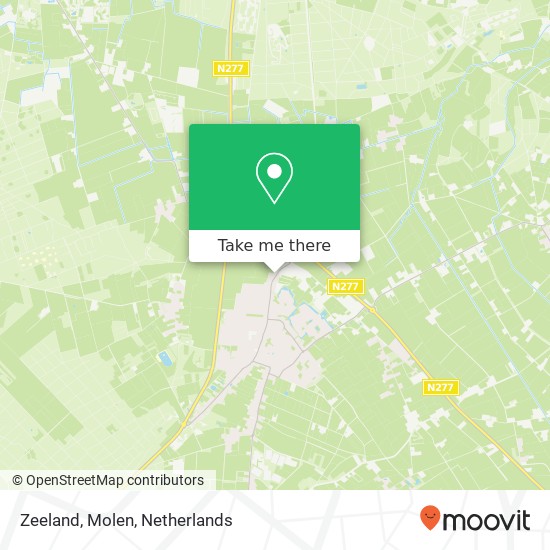 Zeeland, Molen map