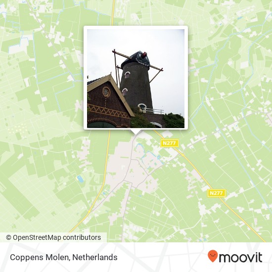 Coppens Molen map