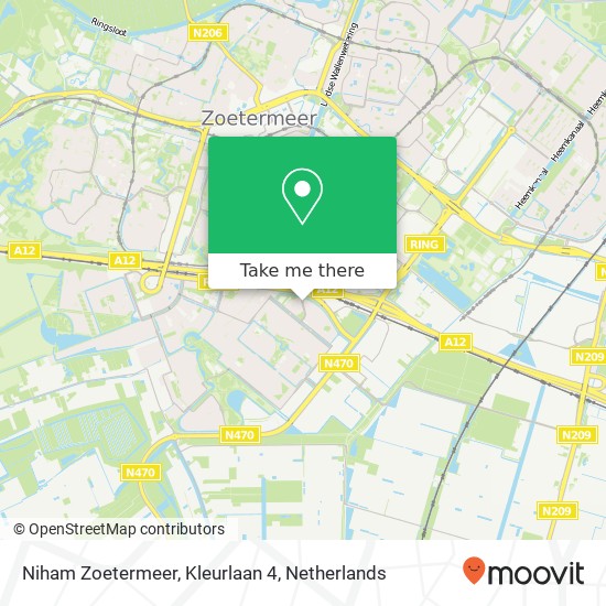 Niham Zoetermeer, Kleurlaan 4 map