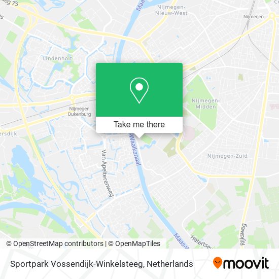 Sportpark Vossendijk-Winkelsteeg map