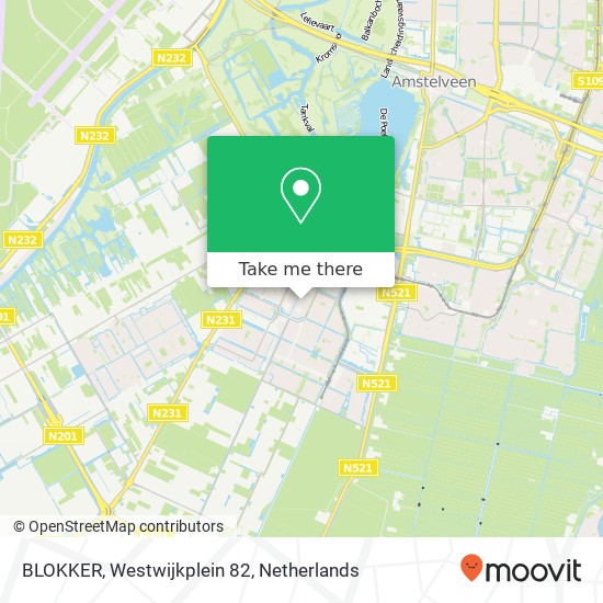 BLOKKER, Westwijkplein 82 map