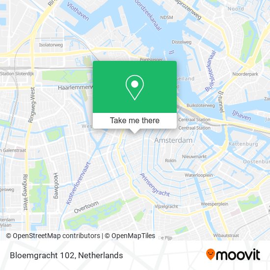 Bloemgracht 102 map