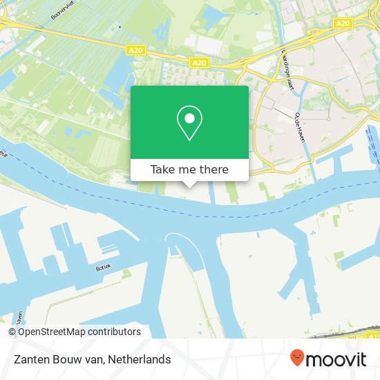 Zanten Bouw van map