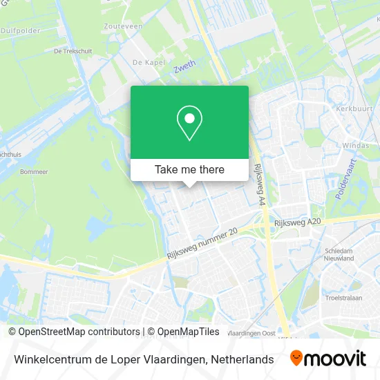 Winkelcentrum de Loper Vlaardingen map