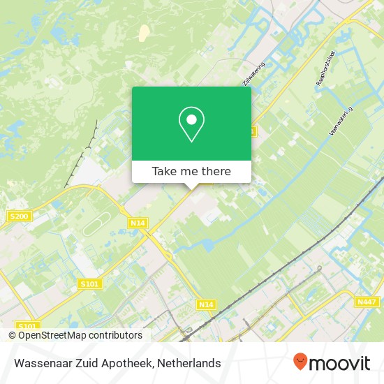 Wassenaar Zuid Apotheek map