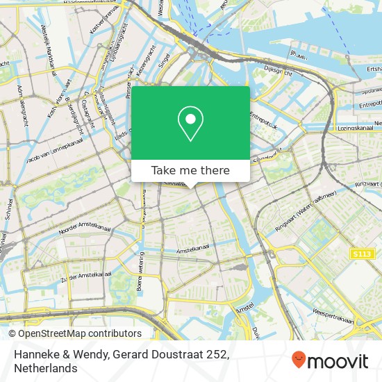 Hanneke & Wendy, Gerard Doustraat 252 map