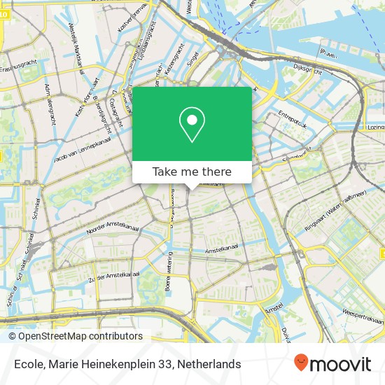 Ecole, Marie Heinekenplein 33 map