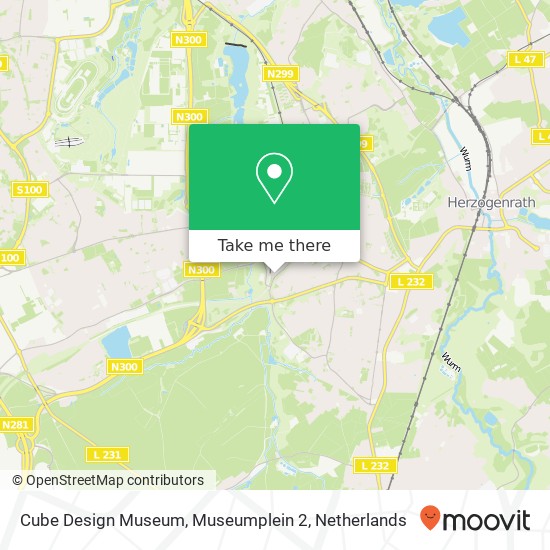 Cube Design Museum, Museumplein 2 map
