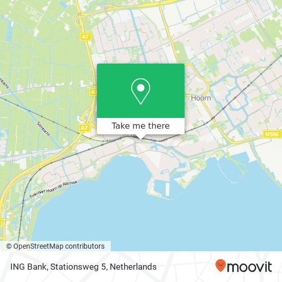 ING Bank, Stationsweg 5 map