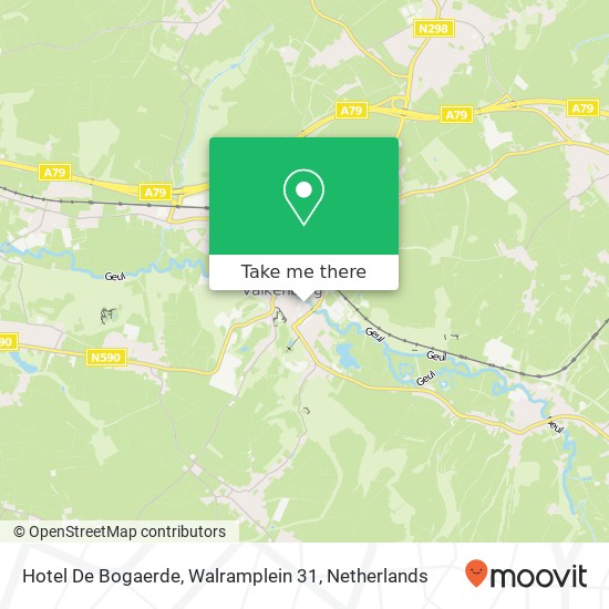Hotel De Bogaerde, Walramplein 31 map