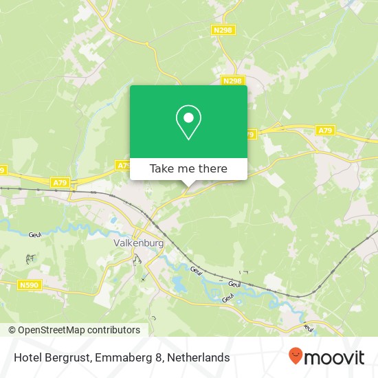 Hotel Bergrust, Emmaberg 8 map