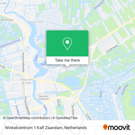 Winkelcentrum 't Kalf Zaandam map