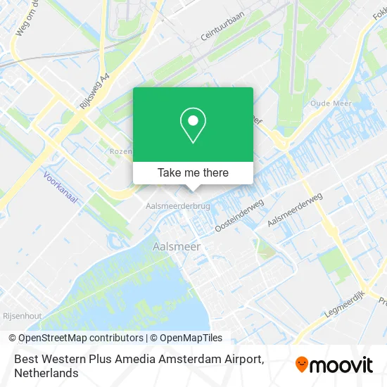 Best Western Plus Amedia Amsterdam Airport Karte