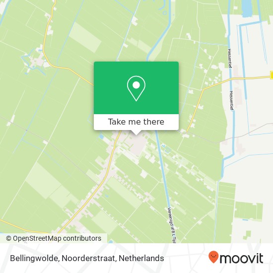 Bellingwolde, Noorderstraat map