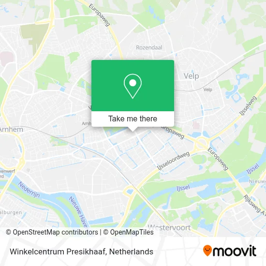 Winkelcentrum Presikhaaf map