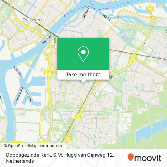 Doopsgezinde Kerk, S.M. Hugo van Gijnweg 12 map