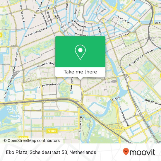 Eko Plaza, Scheldestraat 53 Karte