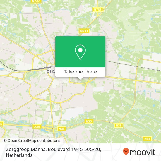 Zorggroep Manna, Boulevard 1945 505-20 Karte