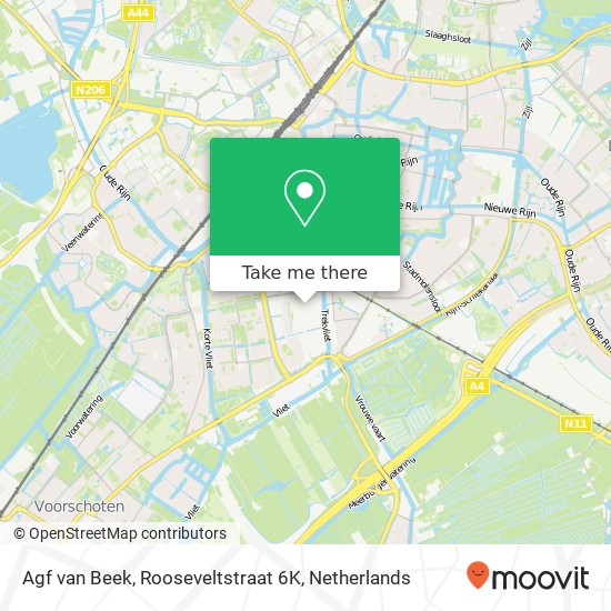 Agf van Beek, Rooseveltstraat 6K map