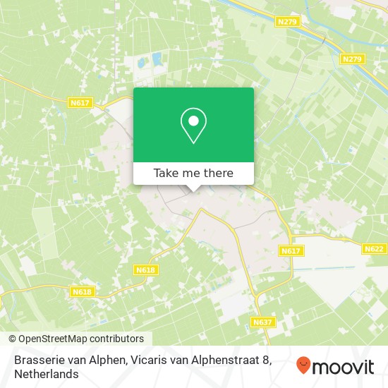 Brasserie van Alphen, Vicaris van Alphenstraat 8 map