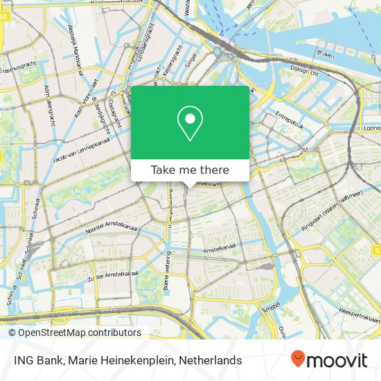 ING Bank, Marie Heinekenplein map