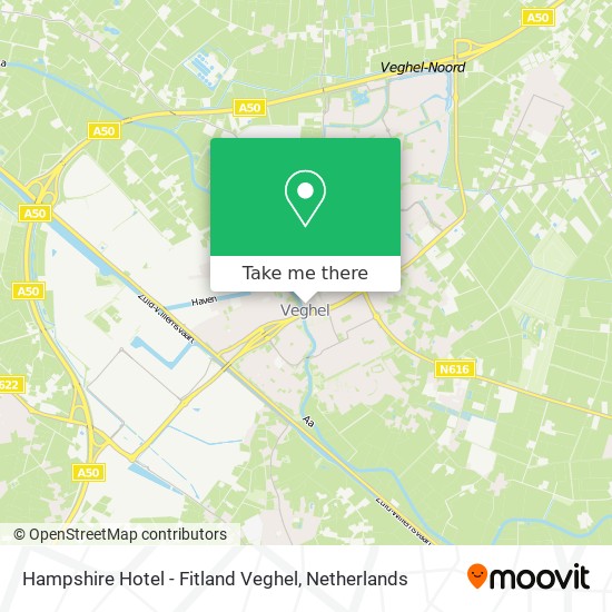 Hampshire Hotel - Fitland Veghel Karte