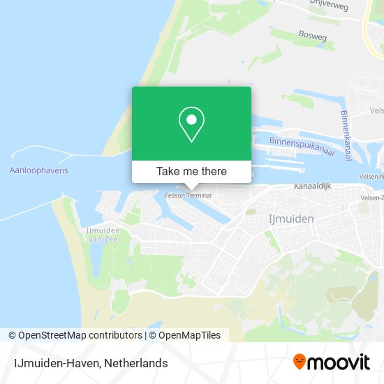 IJmuiden-Haven map