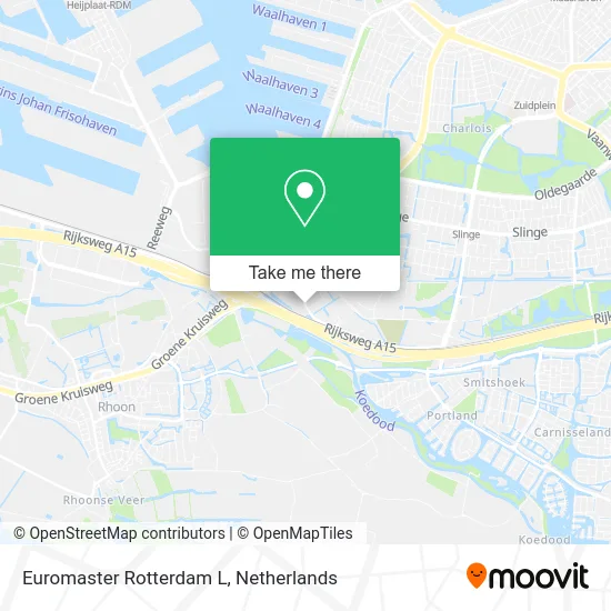 Euromaster Rotterdam L map