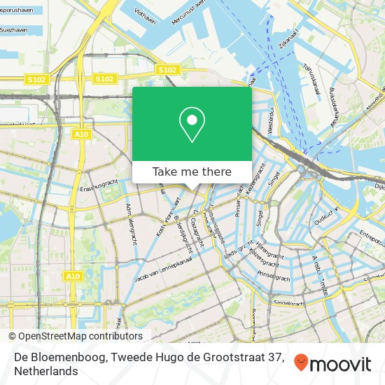 De Bloemenboog, Tweede Hugo de Grootstraat 37 map