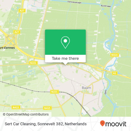 Sert Car Cleaning, Sonnevelt 382 map